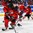 BUFFALO, NEW YORK - JANUARY 4: Canada's Jonah Gadjovich #11 retrieves the puck ahead of the Czech Republic's Jakub Lauko #20 during the semi-final round of the 2018 IIHF World Junior Championship. (Photo by Andrea Cardin/HHOF-IIHF Images)

